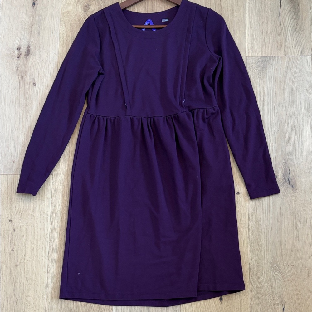 Seraphine Purple Maternity Dress